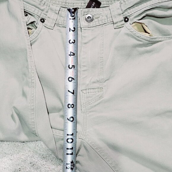 Prana Breathe Pants Men 32x30 Beige Straight Stretch Carpenter Utility Hiking - Picture 6 of 9